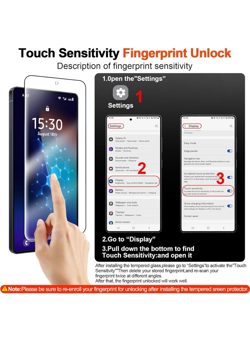 لـ Samsung S26 Ultra MagSafe Case Cover ، مع غطاء مغناطيسي 2 * حامي الشاشة ، قشرة هاتف حماية مقاومة للصدمات ، Matte Kickstand Slim Thin Back Cases لـ Galaxy S26 Ultra 5G (أسود) - view 2